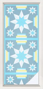 Tejfólia Ablaküveg Védelem és Adatvédelem Csillag mintás 50x116