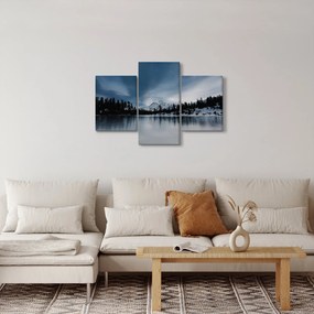 Kép - A befagyott tón (90x60 cm)