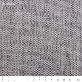 Világosszürke kárpitozott ágyneműtartós franciaágy ágyráccsal 180x200 cm Elizabeth – Micadoni