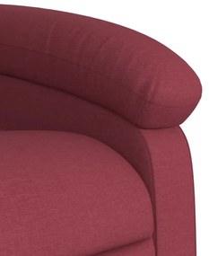 bordó szövet dönthető masszázs- és állófotel