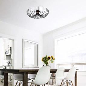 Aspendos fekete mennyezeti lámpa, ø 56 cm - Opviq lights