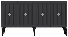 Midas Anthracite and Silver szekrény