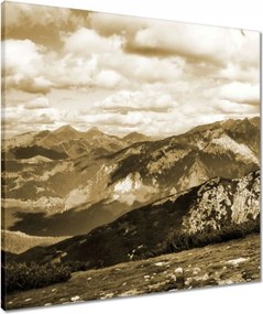 Vászonkép 60x60 Tátra Lengyel hegyek Kilátás