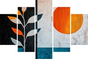 Kép - Növény és nap absztrakciója (150x105 cm)