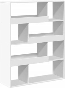 vidaXL fehér szerelt fa könyvespolc 100 x 33 x 125,5 cm