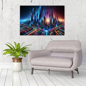 Kép - A jövő városa (90x60 cm)
