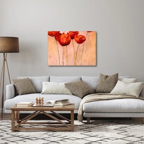 Kép - piros tulipán (70x50 cm)