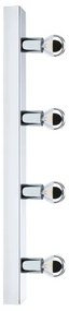 Paulmann 80098 - 4xE14/40W IP44 Fürdőszobai tükörmegvilágító REGULA 230V króm