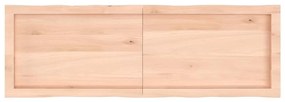kezeletlen tömör fa asztallap 140x60x(2-6) cm