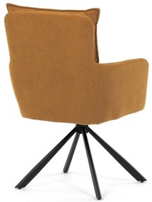 Sárga Kordbársony Étkezőszék. HC-X1128 YEL2