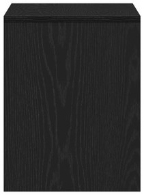 Öltözködő szék Fekete tölgy 70x35x45 cm MDF