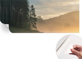 Design fali fotótapéta Öntapadós Ködös reggel 250x104 cm