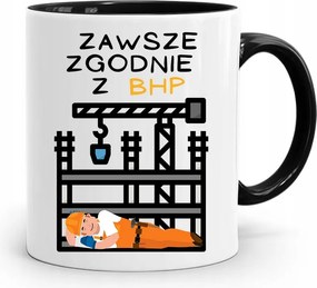 Bögre Fekete Építő Barkács Szakember Ajándék fényképes nyomtatással