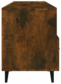 füstös tölgy színű szerelt fa TV-szekrény 102 x 35 x 50 cm