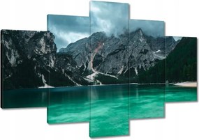 Vászonkép 120x80 Hegyi tó Tájkép