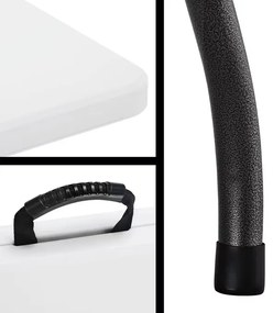 Casaria® Sörkészlet 183 cm - fehér
