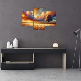 Kép – Fa a mezőn (90x60 cm)