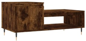 Füstös tölgy színű fatermék dohányzóasztal 100 x 50 x 45 cm