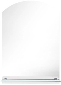 edzett üveg falitükör polccal 50 x 70 cm