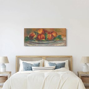 Kép - Auguste Renoir, Peaches on a  Plate, reprodukciók (120x50 cm)