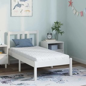 Matrac Kókuszréteggel Fehér 120 x 60 cm PU hab