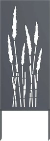 vidaXL Kertvédő vászon Antracit 50 x 140 cm Hidegen hengerelt acél