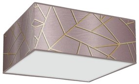 Mennyezeti lámpa ZIGGY 3xE27/60W/230V rózsaszín/arany