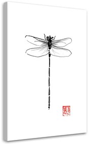 Gario Vászonkép Fekete-fehér szitaköto - Péchane Méret: 40 x 60 cm