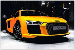 Poszter 60x40 Sárga Audi R8