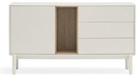 Fehér komód 140x76x40 cm Corvo – Teulat