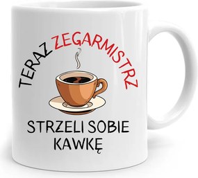 Ajándék Bögre Az Óramesternek Lőtt Magának Egy Kávét, fényképes nyomtatással