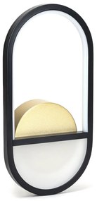 Aigostar - LED fali lámpa LED/13,5W/230V 2700K fekete/arany