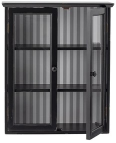 Fekete jegenyefenyő függő tálalószekrény 51,5x66,5x22,5 cm Hazem – Bloomingville