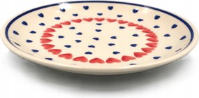 Desszerttányér 19 cm Kerámia Boleszláv Valentin nap