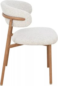 Elton II étkezőszék világosbézs/tölgy