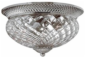 Hinkley HK-PLANT-F-L-PL - Mennyezeti lámpa PLANTATION 3xE27/60W/230V ezüst