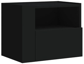 2 db fehér falra szerelhető éjjeliszekrény 45 x 30 x 35 cm