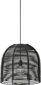 MARKSLÖJD 107990 GARDEN24 Kültéri Függő Lámpa Fekete IP44