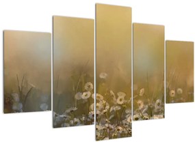 Kép - százszorszép olajfestmény (150x105 cm)