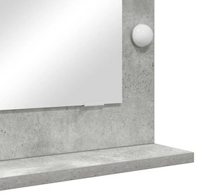 pipere tükör Beton szürke Beton 70 x 50 x 18 cm Tükör