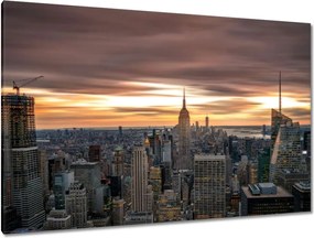 Festmények 120x80 New York felülnézet