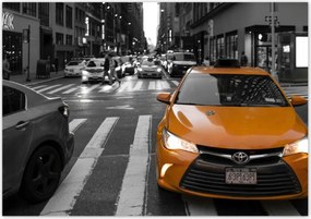 Poszterek 100x70 Sárga taxi Taxi