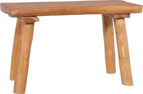 vidaXL tömör tíkfa kerti pad 80 cm