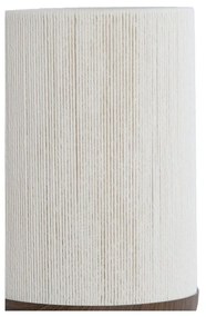 Sötétbarna asztali lámpa textil búrával (magasság 50 cm) Dania – Light &amp; Living