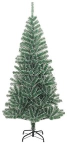 zöld műkarácsonyfa hóval 180 cm