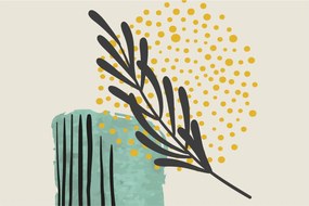 Kép - Absztrakt lapok N⁰3 (90x60 cm)