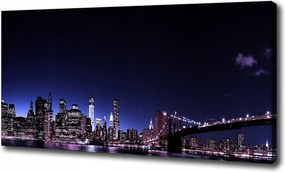 Vászonkép Brooklyn híd 100x70 cm