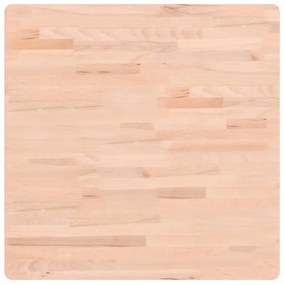 vidaXL tömör bükkfa négyzet alakú asztallap 70 x 70 x 2,5 cm
