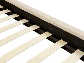 Franciaágy 140 cm Vue (bézs boucle) (ágyráccsal). 1076452
