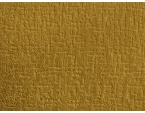 Mustársárga zsenília kinyitható kanapé 228 cm Neyo – Bobochic Paris